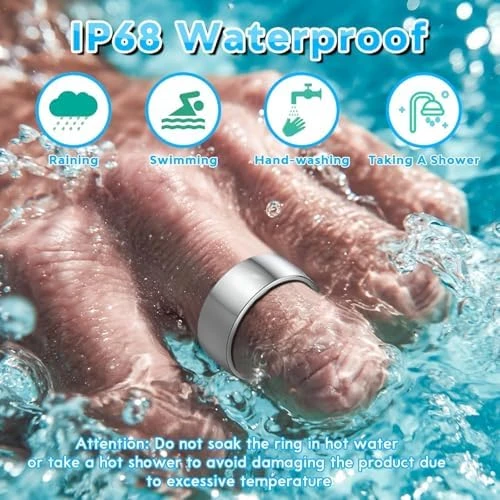 Smart Health Ring with Blood Pressure Monitor — Smart Ring, KYUHJU