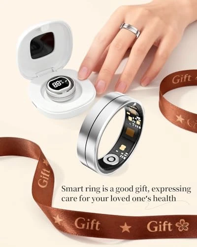 Smart Ring with Digital Charging Case — Smart Ring, Fvtga