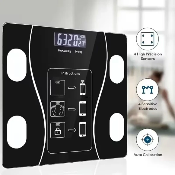AI Scale for Body Weight and Fat Percentage — Smart Scale, HDView