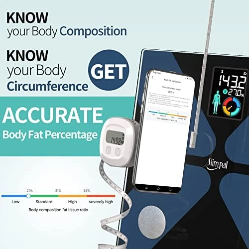 Body Fat Measuring Tape and Smart Scale — Smart Scale, Slimpal