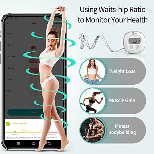 Body Fat Measuring Tape and Smart Scale — Smart Scale, Slimpal