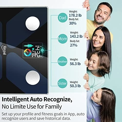 Body Fat Measuring Tape and Smart Scale — Smart Scale, Slimpal