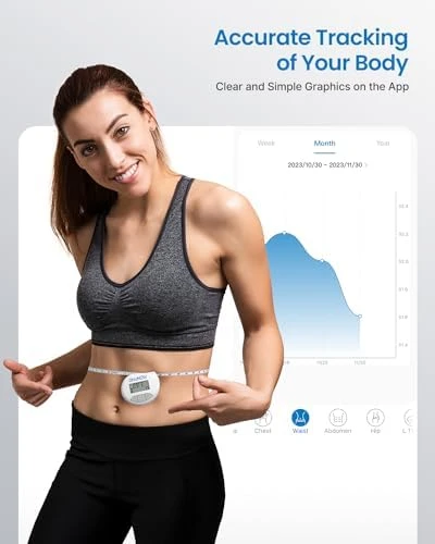 Body Fat Scale and Smart Tape Measure Bundle — Smart Scale, RENPHO
