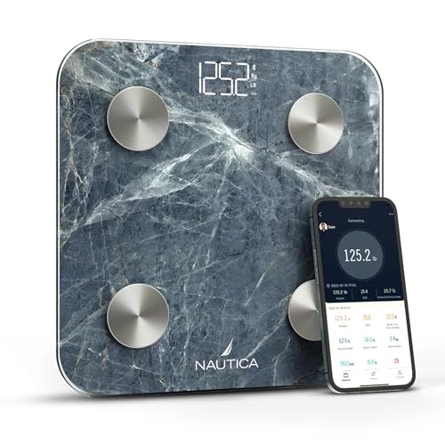 Body Tracker Digital Bathroom Scale — Smart Scale, Nautica