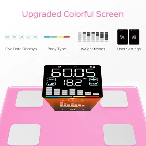 Smart Body Fat Scale, Bluetooth Composition Analyzer — Smart Scale, HAIZHIHUI