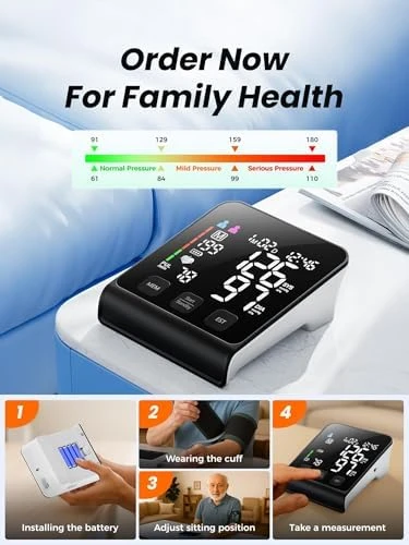 Upper Arm Electronic Blood Pressure Monitor — Blood Pressure Monitor, WAMELPRI