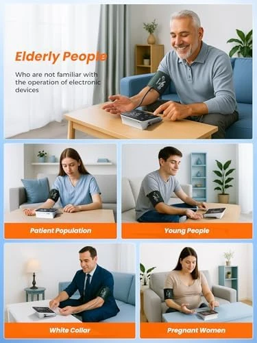 Upper Arm Electronic Blood Pressure Monitor — Blood Pressure Monitor, WAMELPRI