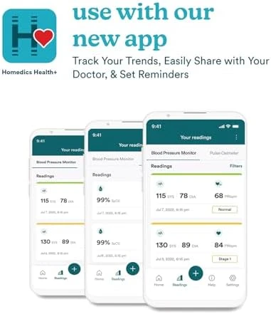 500 Series Bluetooth Upper Arm Blood Pressure Monitor — Blood Pressure Monitor, Homedics