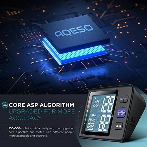 Blood Pressure Machine Upper Arm — Blood Pressure Monitor, AQESO