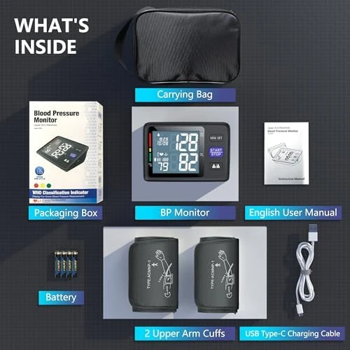 Blood Pressure Machine Upper Arm — Blood Pressure Monitor, AQESO