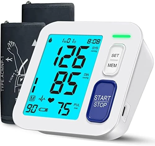 Blood Pressure Monitor for Home Use with Extra Large Cuffs — Blood Pressure Monitor, ALPHAGOMED