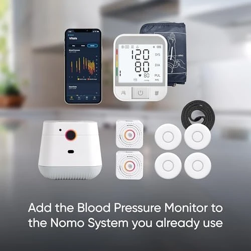 Blood Pressure Monitor – Upper Arm Cuff with Bluetooth App Sync — Blood Pressure Monitor, Nomo Smart Care