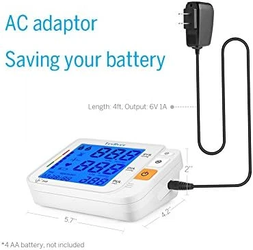 Digital Blood Pressure Monitor with Large Cuff — Blood Pressure Monitor, Tediver