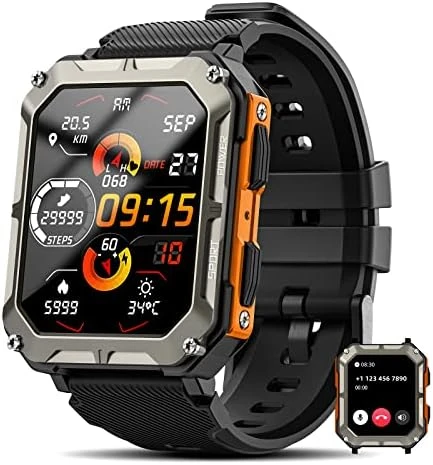Military Smart Watch (Answer/Make Call) — Smart Watch, DEKELIFE