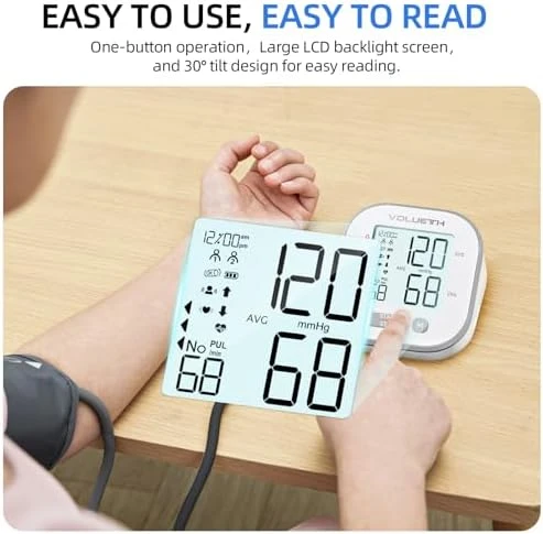 Pediatric Blood Pressure Cuff and Monitor Set — Blood Pressure Monitor, VOLUETH