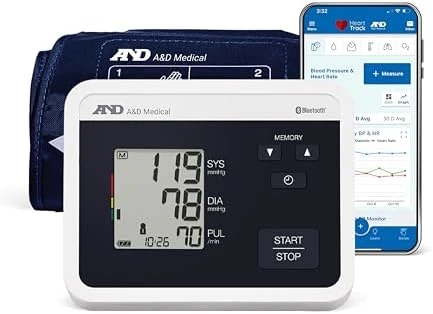 Precision Check BP Monitor with Bluetooth — Blood Pressure Monitor, A&D Medical
