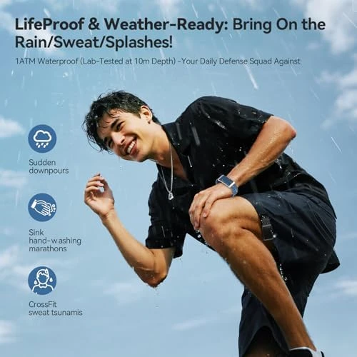Smart Bracelet with Blood Oxygen/Blood Pressure Monitor — Fitness Tracker, EnergyPort