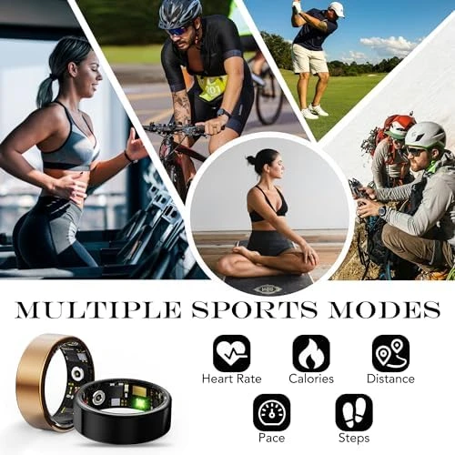 Smart Health Ring with Fitness Tracking — Smart Ring, Milavan