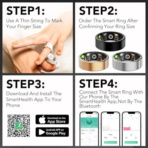 Smart Health Ring with Fitness Tracking — Smart Ring, Milavan