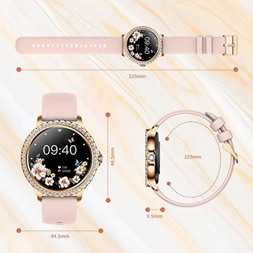 Smart Watch for Women (Make/Answer Call) with Diamond — Smart Watch, GADIXY