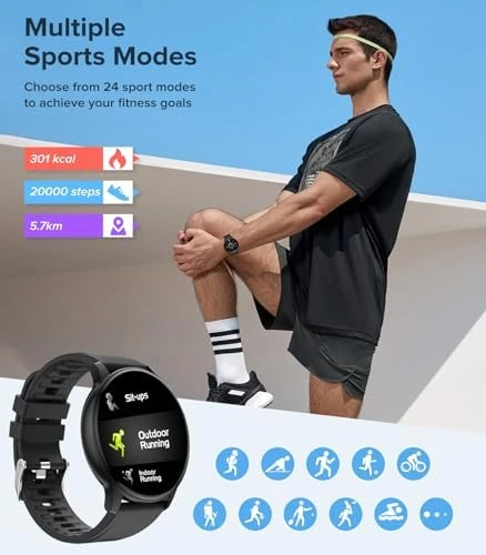 Smart Watch with 150+ DIY Dials & Fitness Tracker — Fitness Tracker, ICHPULG