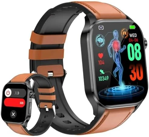 Smart Watch with Bluetooth Calls, Health Monitor & 150+ Sports Modes — Fitness Tracker, VOKOWOBO
