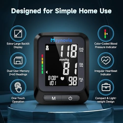 Wrist Blood Pressure Monitor — Blood Pressure Monitor, Maynovia