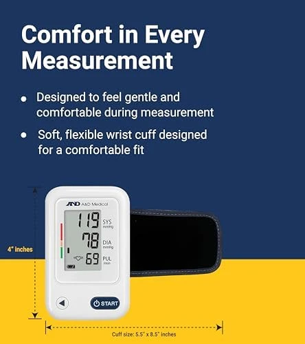 Wrist Blood Pressure Monitor — Blood Pressure Monitor, A&D Medical
