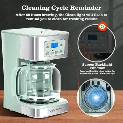 12-Cup Programmable Coffee Maker — Coffee Maker, Taylor Swoden