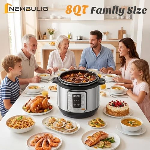 16-in-1 Electric Pressure Cooker — Multicooker, NEWBULIG