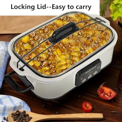4 Quart Casserole Digital Slow Cooker — Multicooker, Magnifique