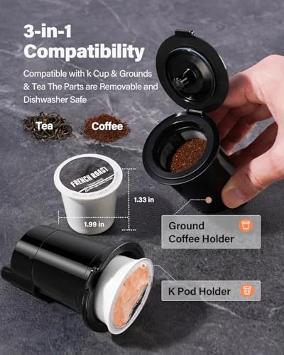 K Cup Coffee Maker with Bold Setting — Coffee Maker, TWOMEOW