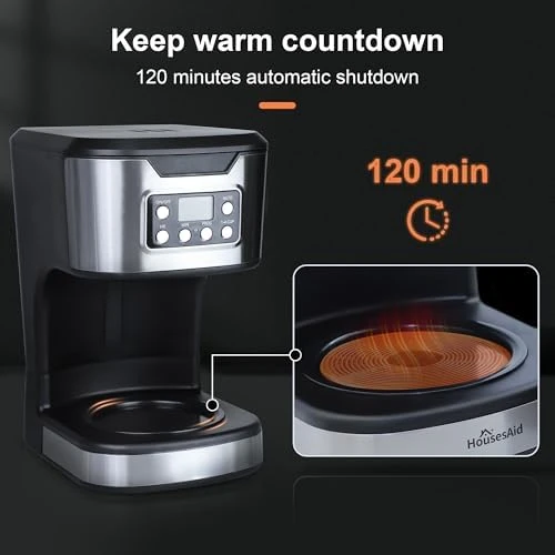 Programmable Coffee Maker 12 Cup — Coffee Maker, HousesAid