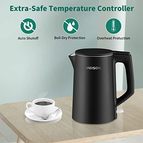 Double Wall Stainless Steel Electric Kettle — Electric Kettle, MEISON
