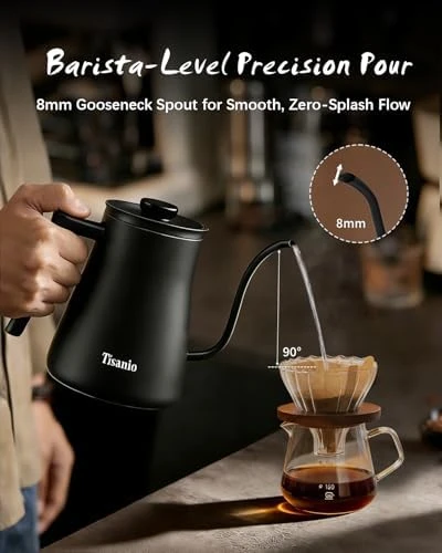 Electric Kettle for Pour Over Coffee — Electric Kettle, Tisanio