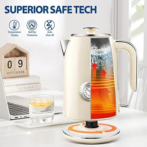 Electric Kettle with Temperature Gauge — Electric Kettle, Pukomc