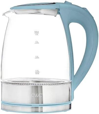 Electric Tea Kettle, 1.8L Cordless Hot Water Boiler, 1200W Rapid Boil, Auto Shutoff & Boil Dry Protection, Sleek... — Electric Kettle, COOK WITH COLOR