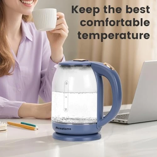 Glass Electric Kettle — Electric Kettle, Nuxatoms