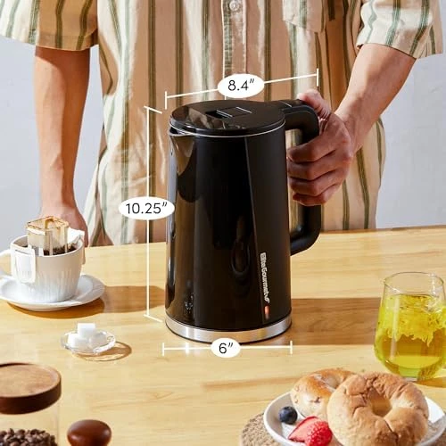 1.7L Cool-Touch Fast Boil Electric Kettle — Electric Kettle, Elite Gourmet