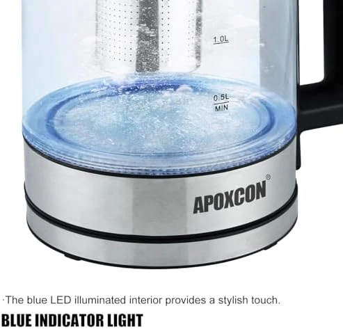 Electric Kettle with Removable Infuser — Electric Kettle, APOXCON