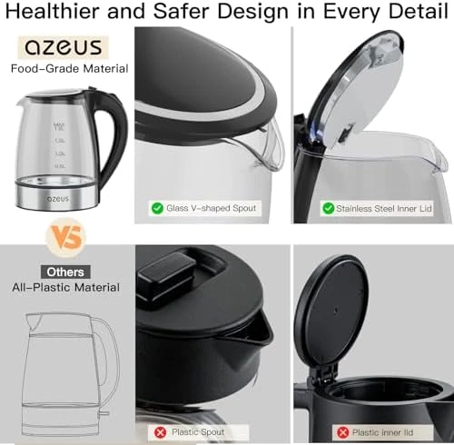 Fast Boil Electric Water Kettle — Electric Kettle, AZEUS