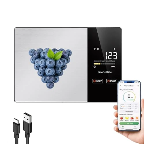 Smart Digital Food Scale with Health Software & Bluetooth — Smart Scale, Plariadon