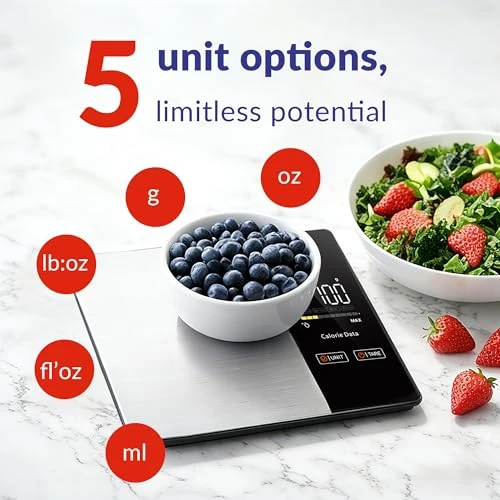 Smart Digital Food Scale with Health Software & Bluetooth — Smart Scale, Plariadon