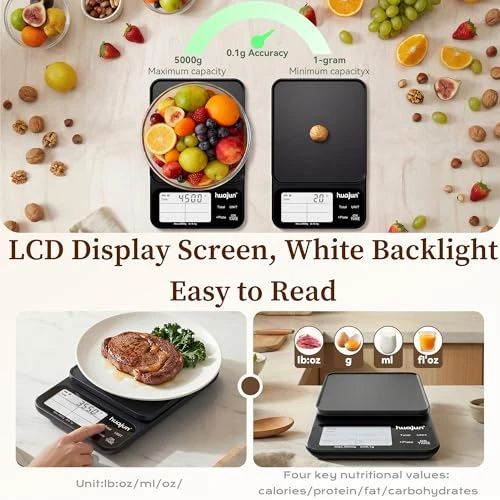 Smart Kitchen Food Scale with Nutritional Calculator — Smart Scale, HUAJUN