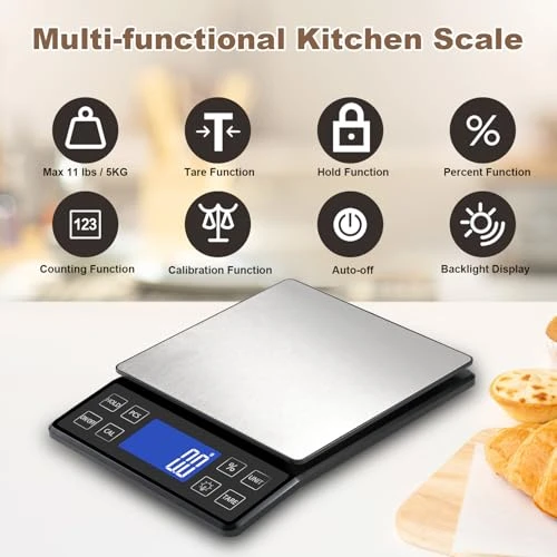 Digital Kitchen Scale with 0.1g/0.001oz High Precision — Kitchen Gadgets, SEMIER