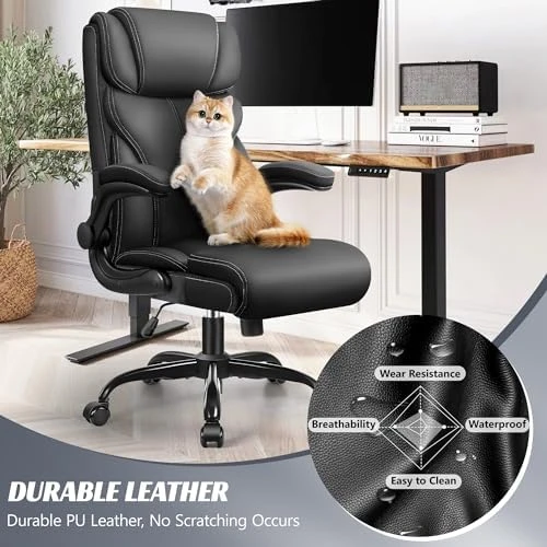 Ergonomic Big and Tall Computer Desk Chair — Smart Chairs, HeroSet