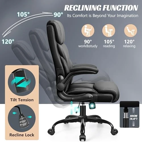 Ergonomic Big and Tall Computer Desk Chair — Smart Chairs, HeroSet
