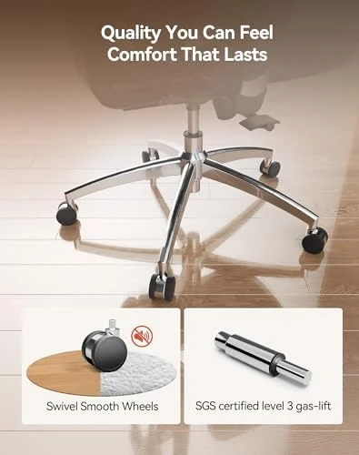 Ergonomic Mesh Office Chair, High Back Home Desk Chair with 3D Armrests, Lumbar Support and Adjustable Headrest,... — Smart Chairs, SIHOO