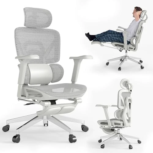 Ergonomic Office Chair with Footrest — Smart Chairs, MOJAY