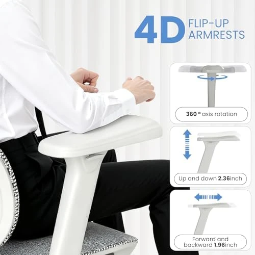 Ergonomic Office Chair with Footrest — Smart Chairs, MOJAY